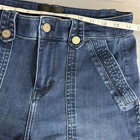 White House Black Market High Rise Wide Leg Cargo Jeans Size 2 - Picture 11 of 14